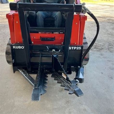 skid steer post puller for rent|pneumatic fence post driver rental.